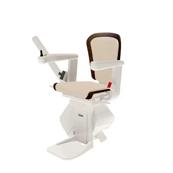 Handicare Single Railed Curved Stairlift - Shire Mobility